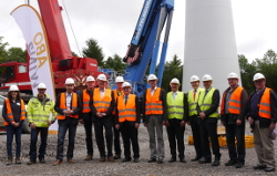 Baustelle Windpark Ahorn