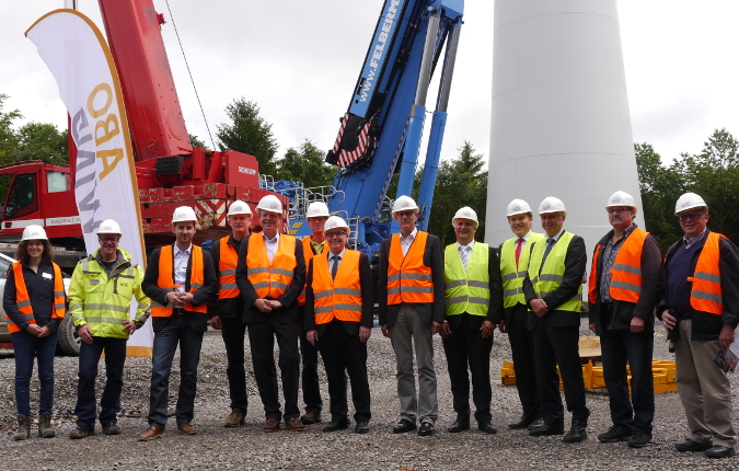 Baustelle Windpark Ahorn