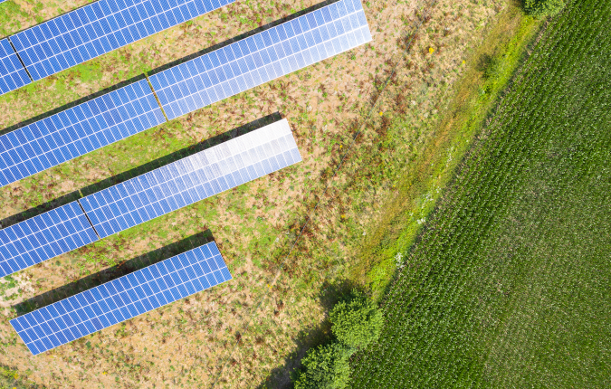 Solar farm Dülmen in Germany