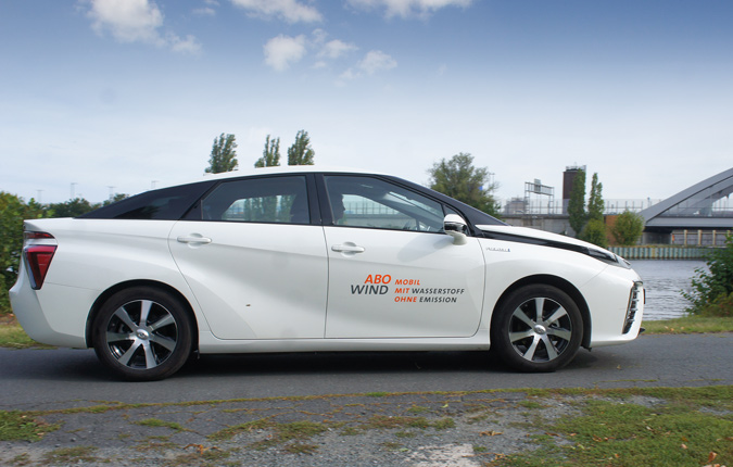 ABO Wind Mobil mit Wasserstoff ohne Emission