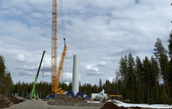 Wind farm construction