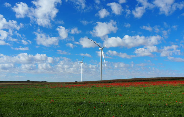 Parque Eólico Andella en Castilla y León