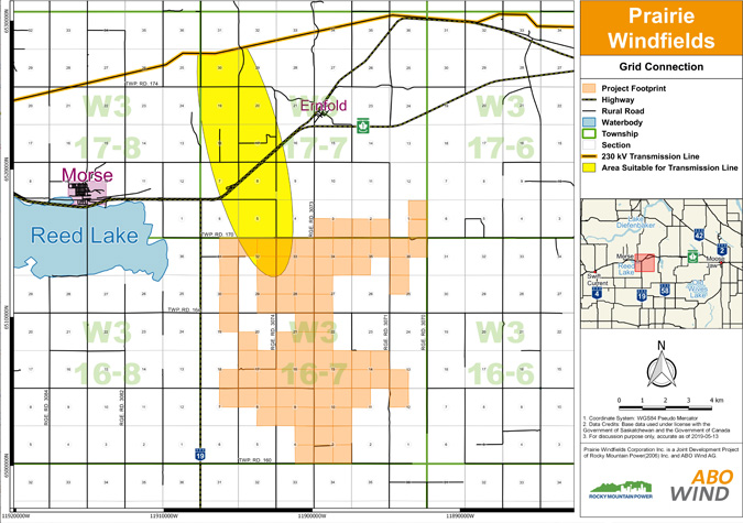 PWC map grid connection