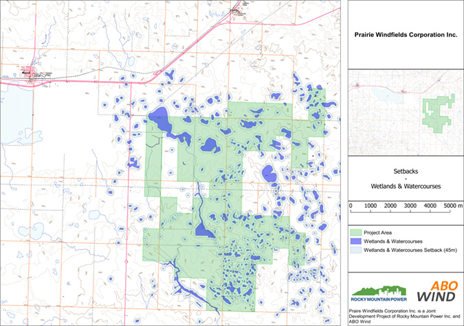 PWC map setbacks wetlands & watercourses