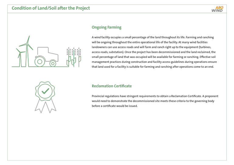 Condition of Land/Soil after the Project