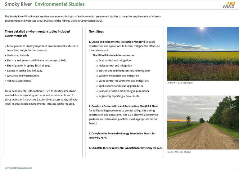 Smoky River Environmental Studies