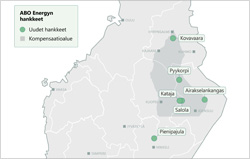 ABO Energyn uudet hankkeet ja esitys tutkakompensaation pilottialueeksi