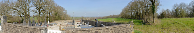 Vue depuis le cimetière de la Templerie