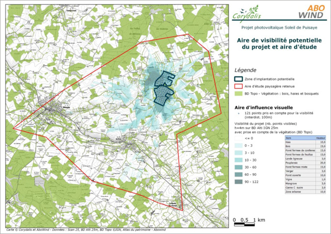 Etude paysagère - carte