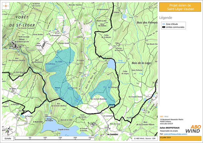 Projet éolien de Saint-Léger-Vauban