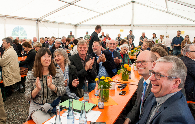 Einweihung Bürgerwindrad Lahr mit Ulrike Höfken