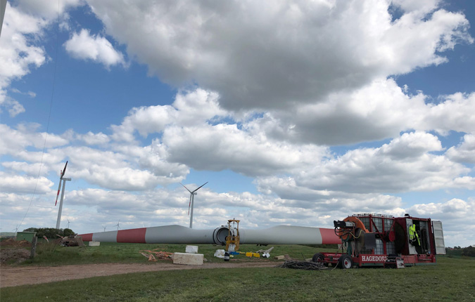 Windpark-Repowering in Adorf