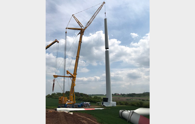 Windpark-Repowering in Adorf