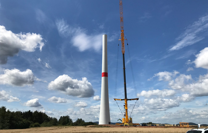 Windpark-Repowering in Adorf