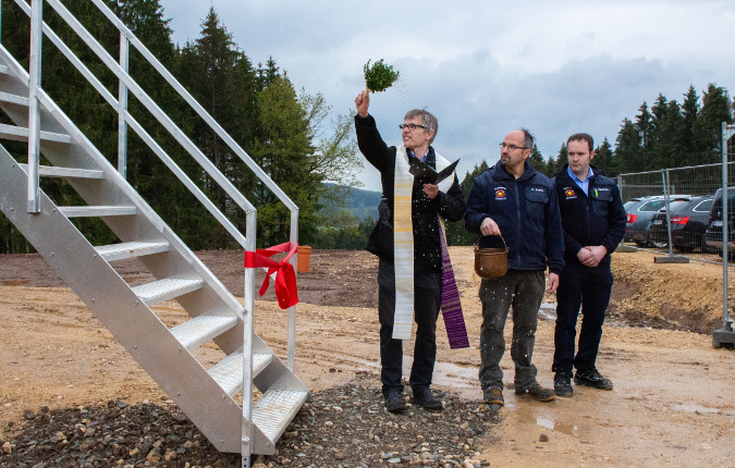 Einweihung der Windkraftanlagen