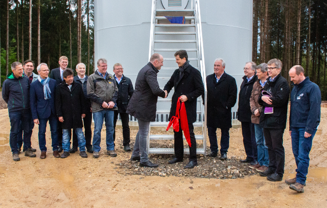 Einweihung der Windkraftanlagen