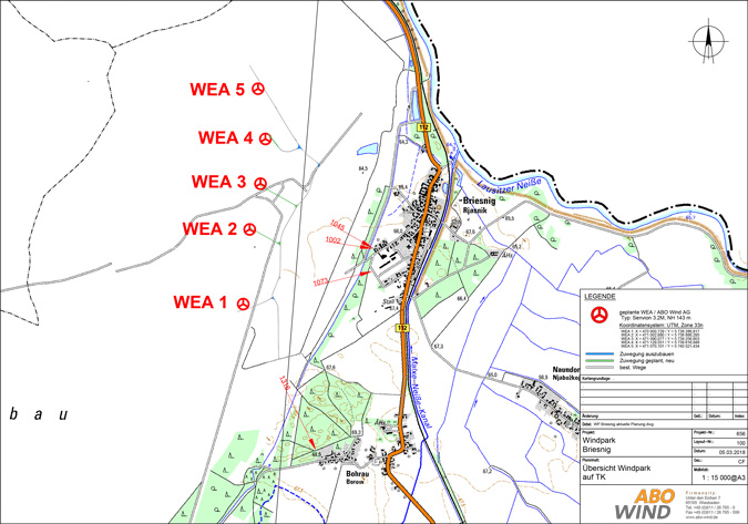 Windpark Forst Briesnig