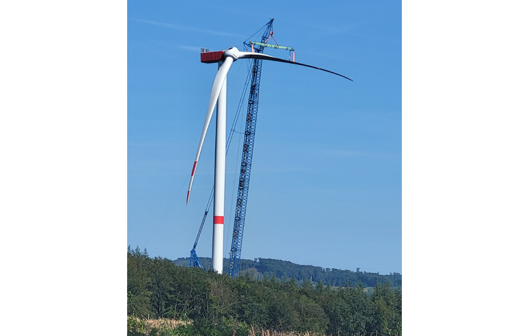 Windkraftanlage des Windparks Freienohl