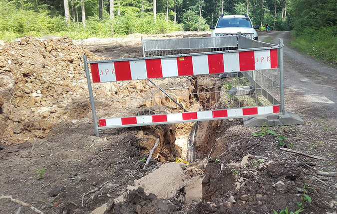 Verkabelung der Windenergieanlagen