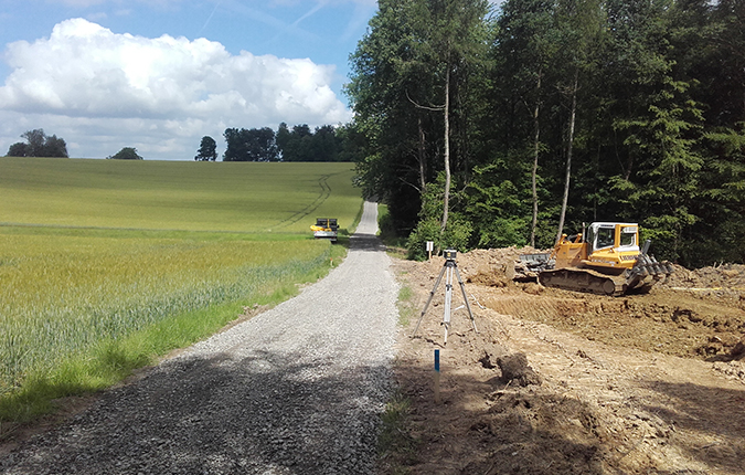 Zuwegung des Windparks