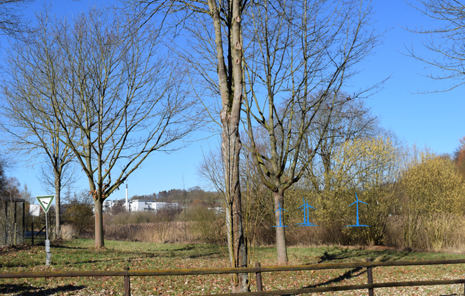 Windpark Hohe Heide - Visualisierung