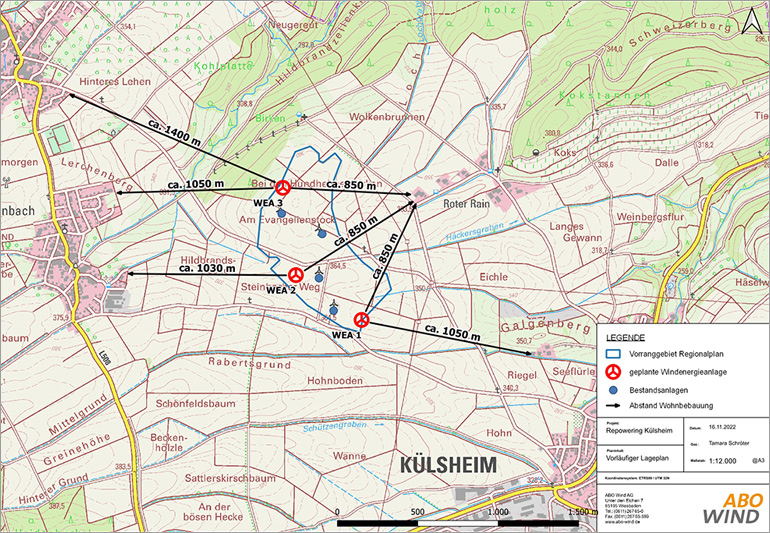 Külsheim - Standort Windpark