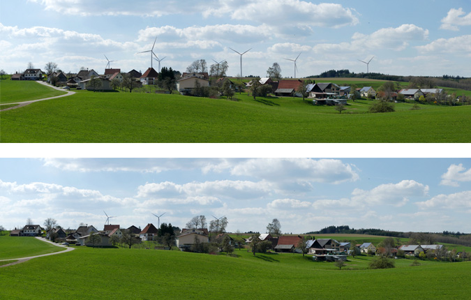 Langgassen, Blick auf den Ort