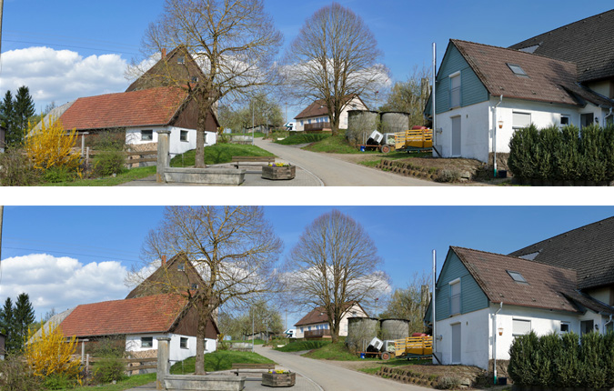 Hilpensberg, Blick aus dem Ort