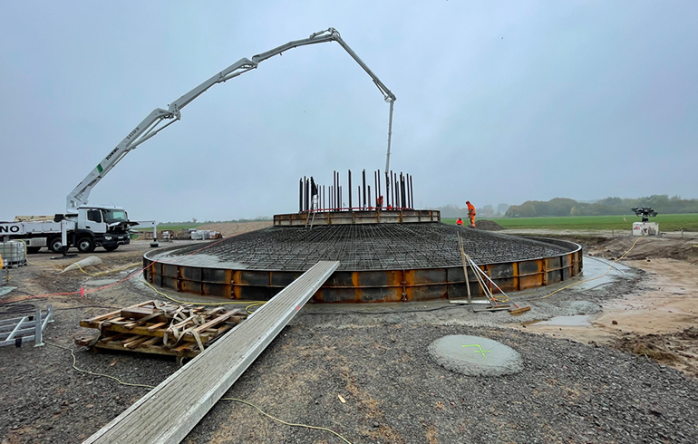 Windpark-Repowering in Rosengarten