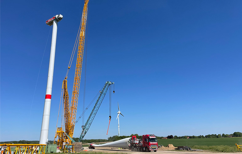 Windpark-Repowering in Rosengarten