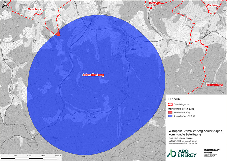 Windpark Schmallenberg-Schiershagen Kommunalabgabe