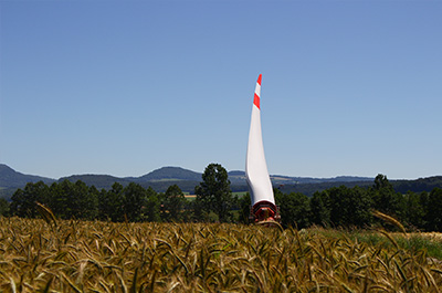 Selbstfahrer, Bau Windpark Hofbieber